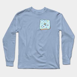 Square Donut (BLU) Long Sleeve T-Shirt